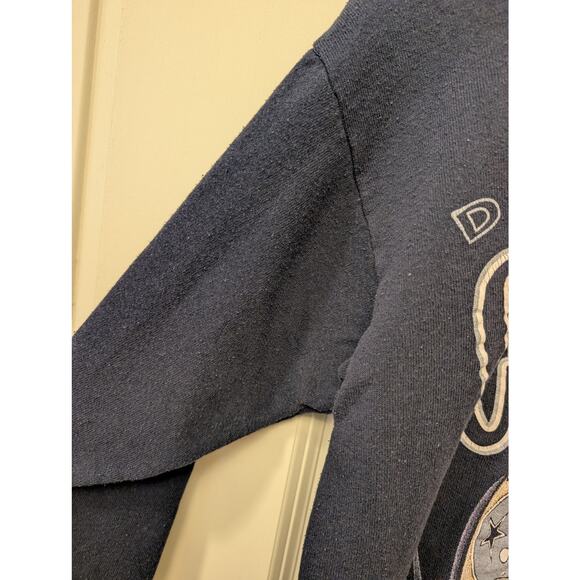 Vintage Dallas Cowboys Boys Graphic Sweatshirt Football‎ Navy Blue Artex - Picture 4 of 5